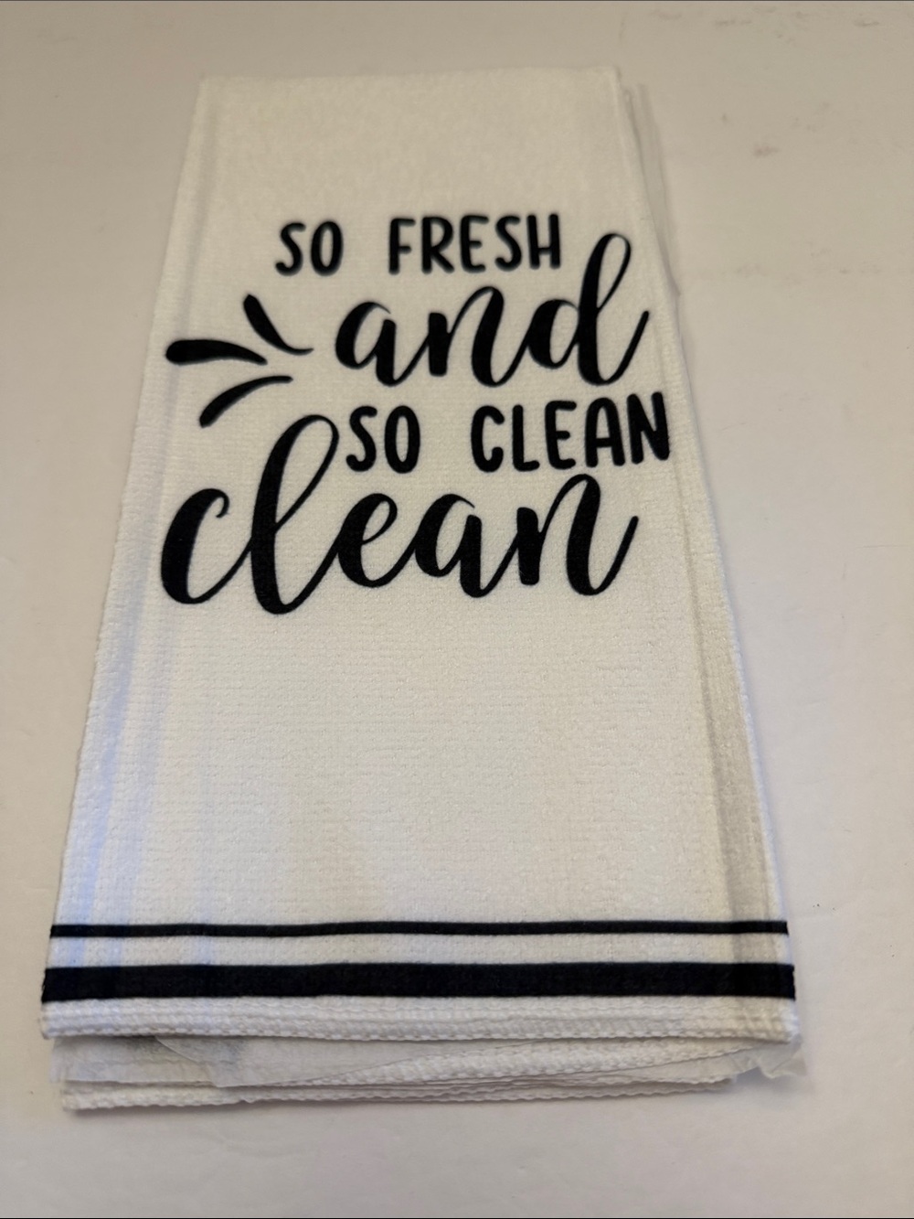 “So Fresh and So Clean' Cotton Hand Towel